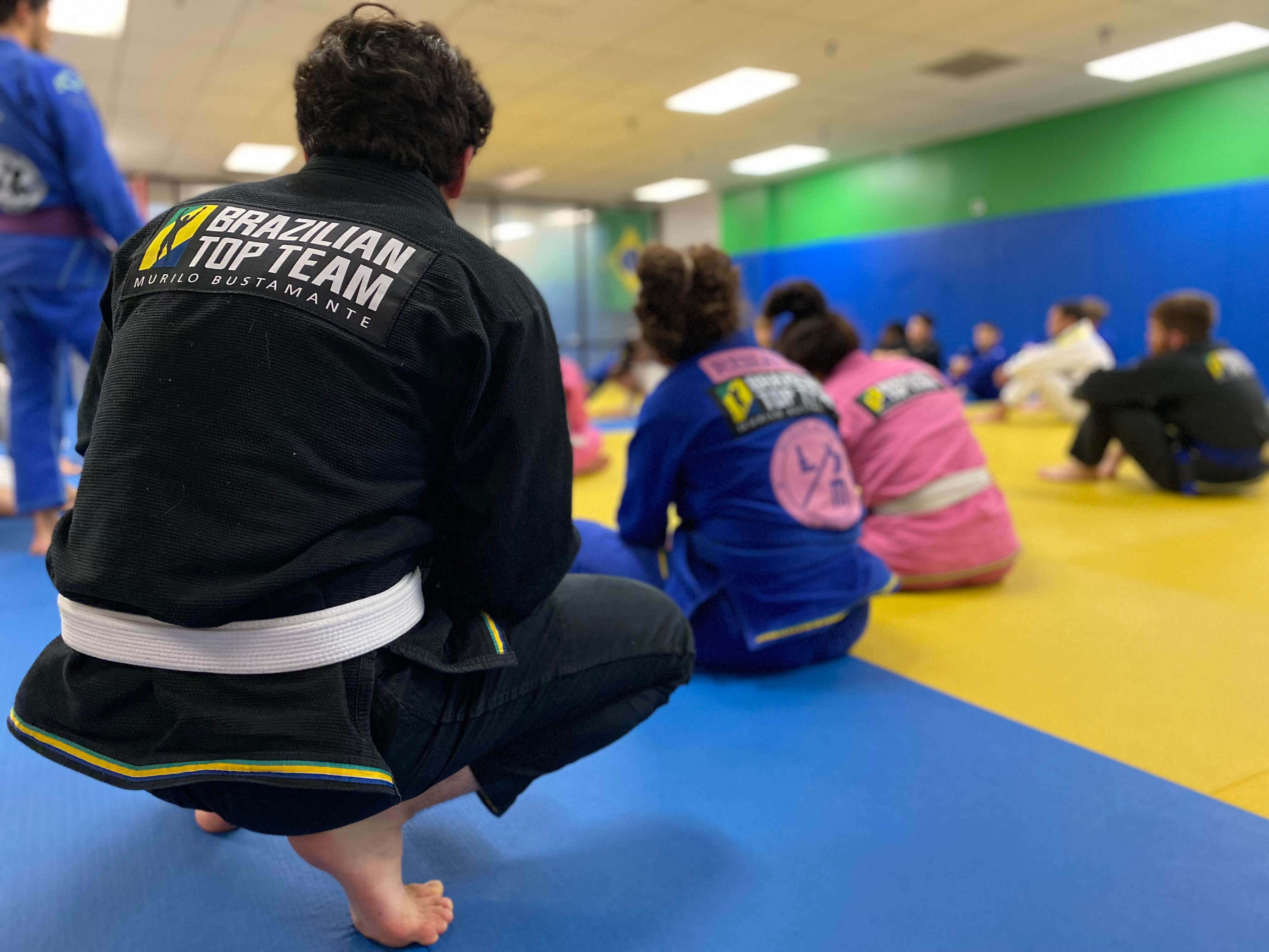 Students in BTT branded gis during class